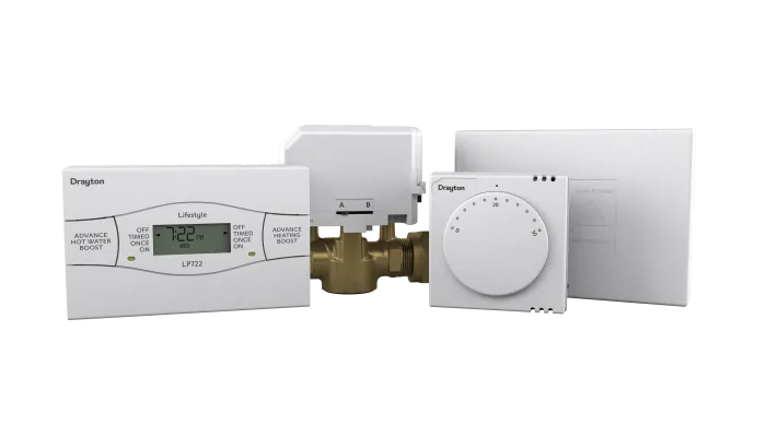 a selection of controllers and thermostats