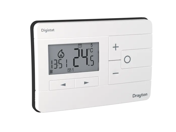 Digistat controller at angle