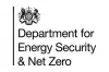 Government Department for Energy Security & Net Zero Logo